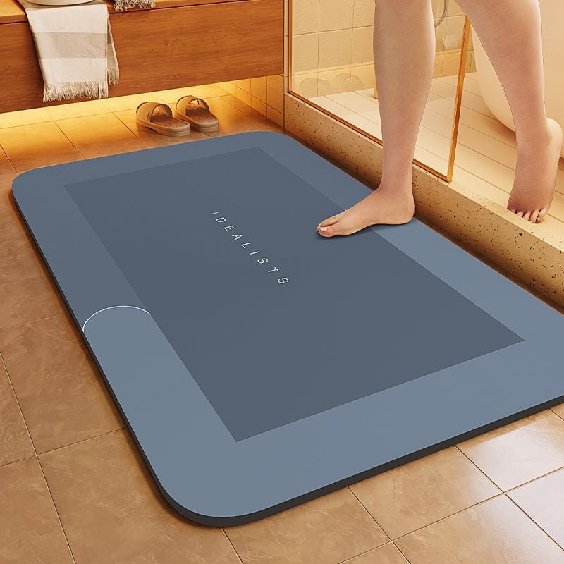 Bath Mat Cyan Gray | Kelmera