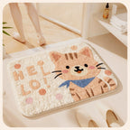 Bath Mat Soft Textile Non Slip | Kelmera