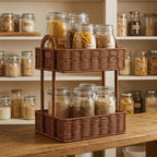 Bathroom Shelf Entirely made of Rattan | Kelmera