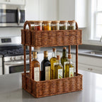 Bathroom Shelf Entirely made of Rattan | Kelmera