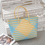 Beach Bag Yellow Blue Violet | Kelmera