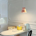 Bell-Shaped Ceramic Pendant Light with Decorative Bow Accent | Kelmera