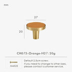 Belvane Brass & Cow Leather Handle