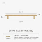 Belvane Brass & Cow Leather Handle