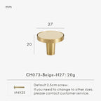 Belvane Brass & Cow Leather Handle