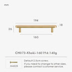 Belvane Brass & Cow Leather Handle