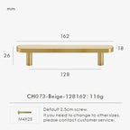 Belvane Brass & Cow Leather Handle