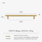 Belvane Brass & Cow Leather Handle