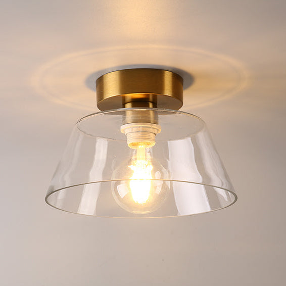 Belvane Glass Ceiling Light