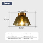 Belvane Glass Ceiling Light