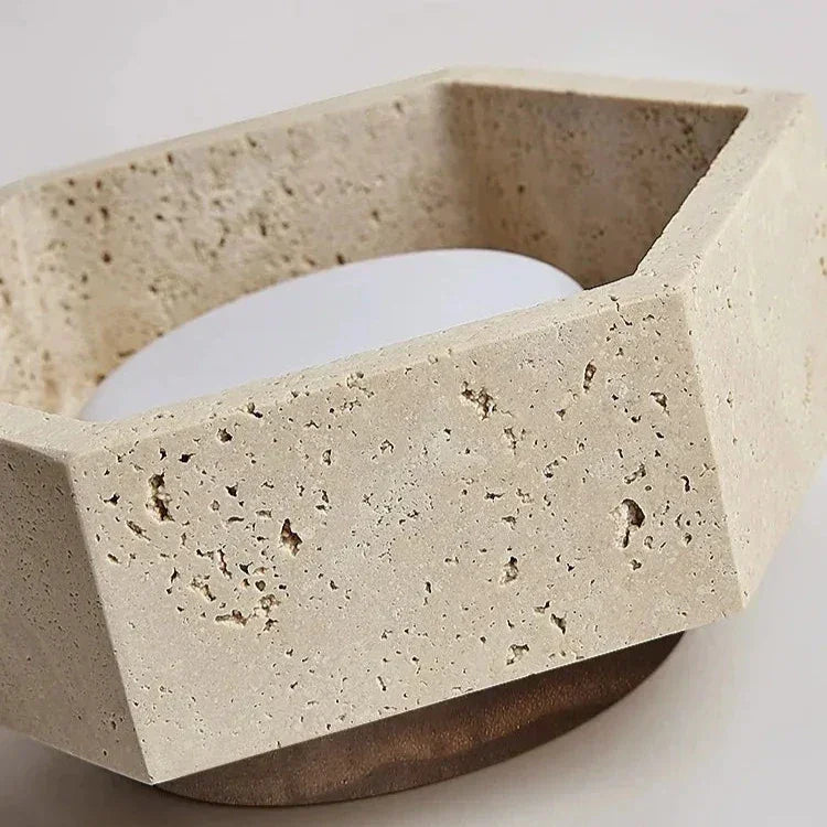 Bernara Travertine Ceiling Lamp