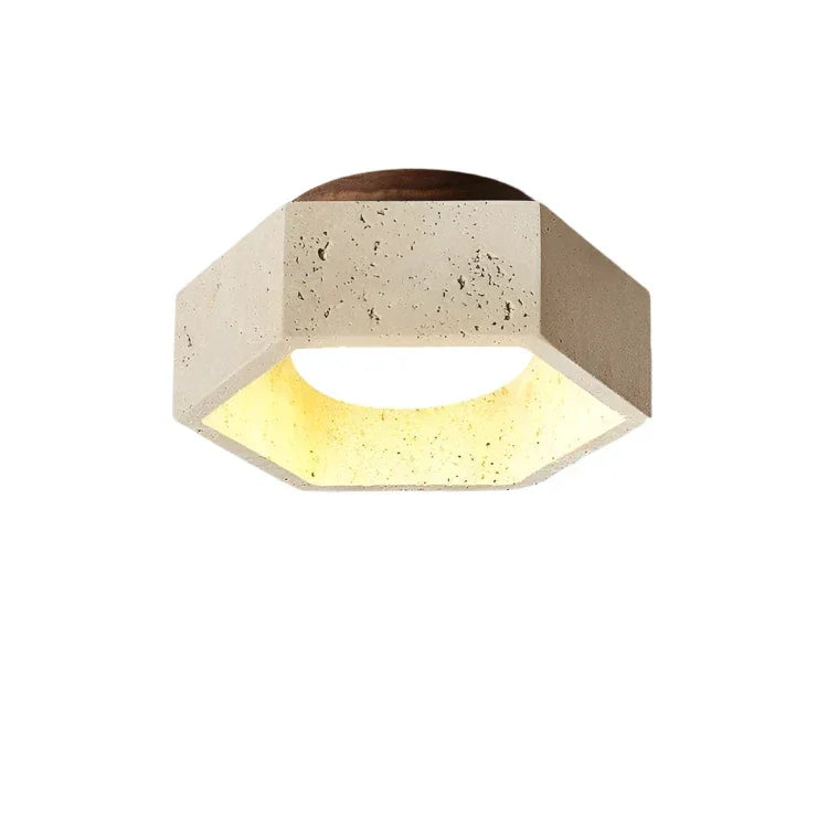Bernara Travertine Ceiling Lamp