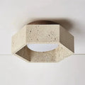 Bernara Travertine Ceiling Lamp