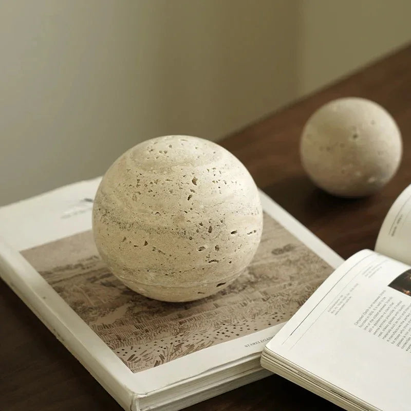 Berrella Travertine Bookend