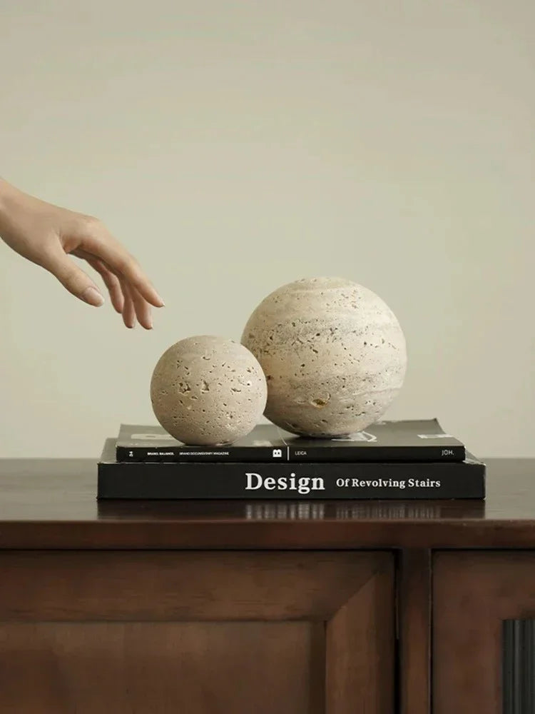 Berrella Travertine Bookend