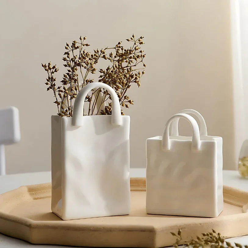 Berstando Ceramic Handbag Vase