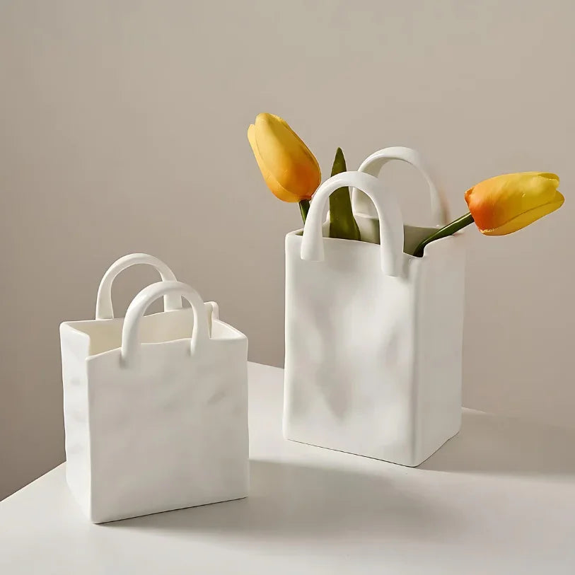Berstando Ceramic Handbag Vase