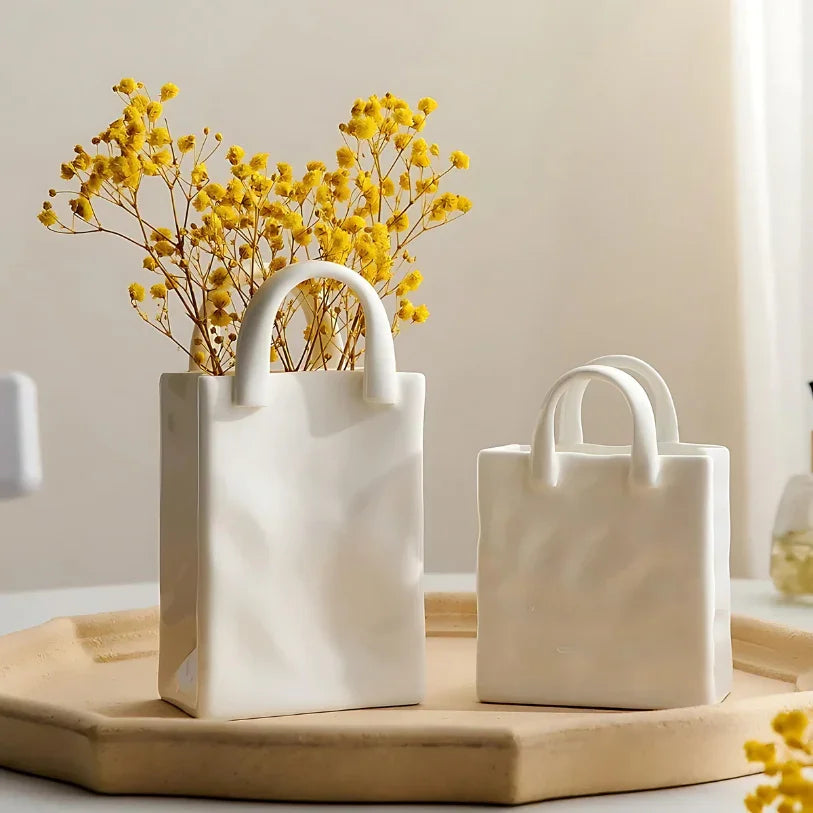 Berstando Ceramic Handbag Vase
