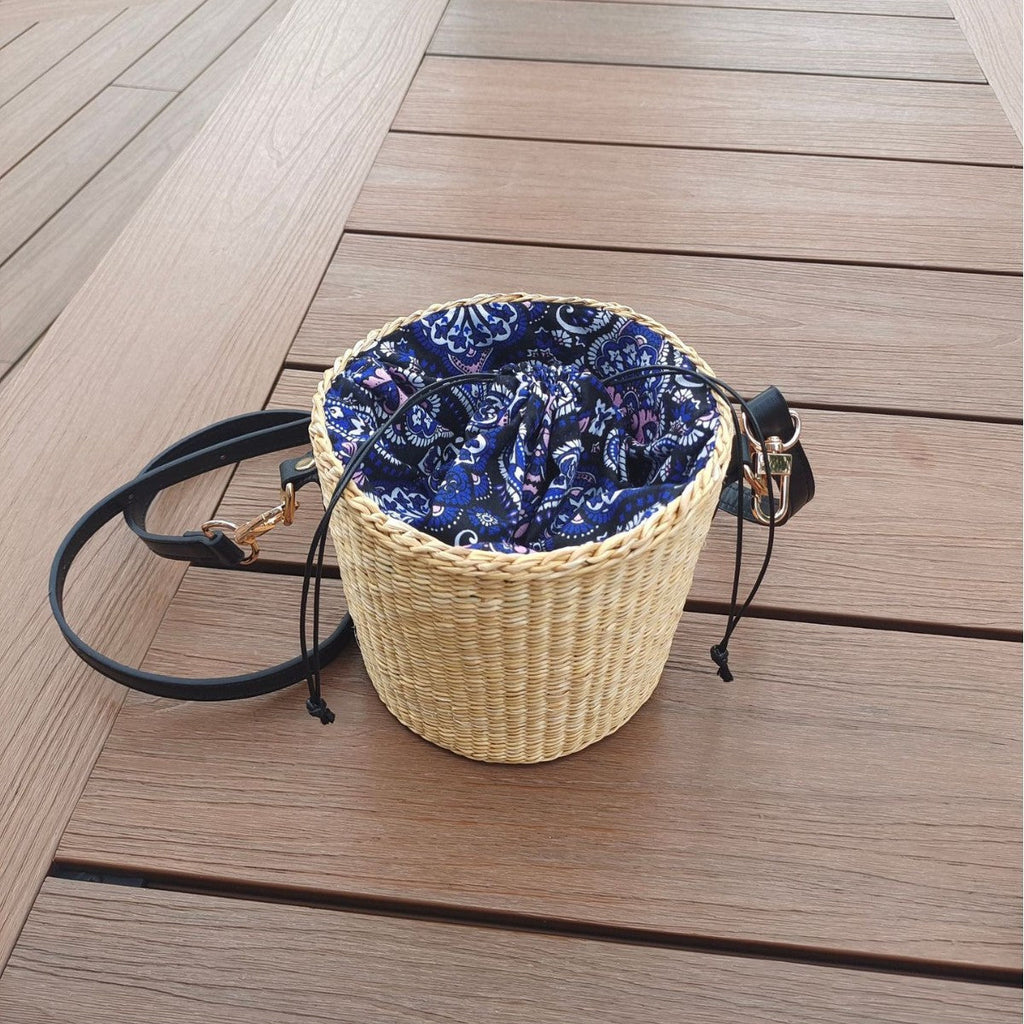 Bohemian Chic Woven Basket Bag | Kelmera