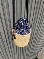 Bohemian Chic Woven Basket Bag | Kelmera