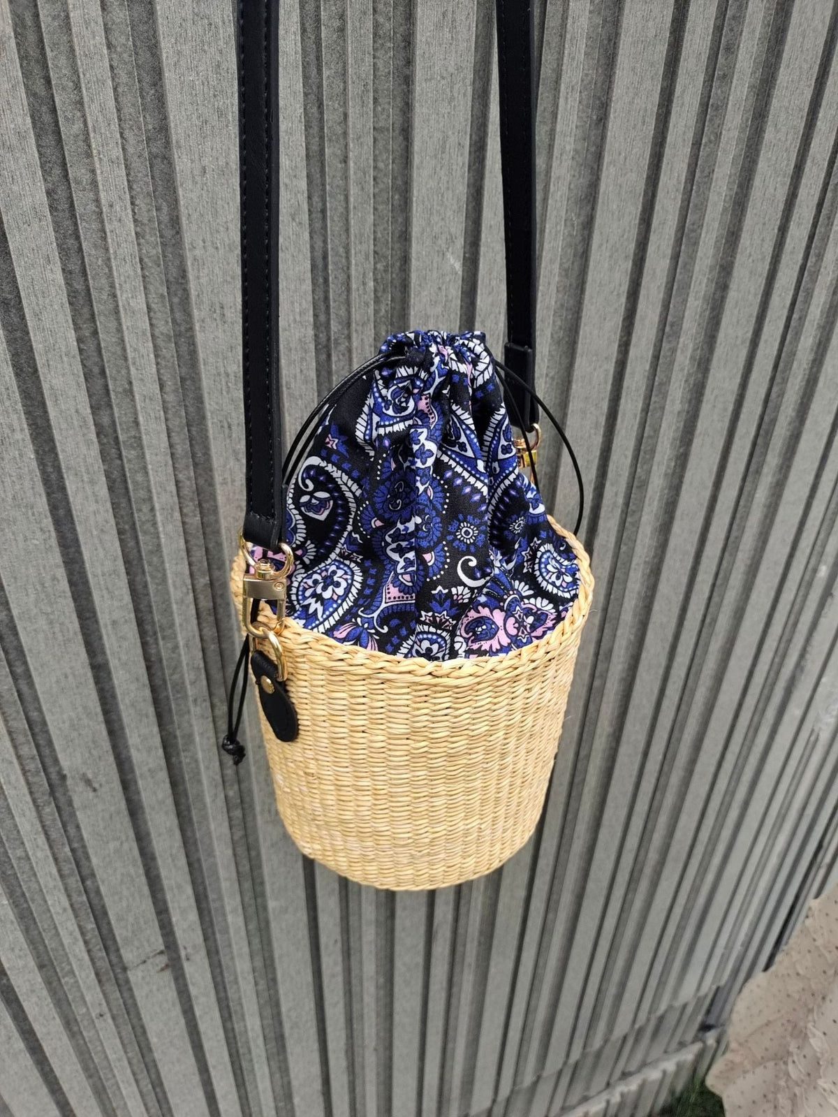 Bohemian Chic Woven Basket Bag | Kelmera