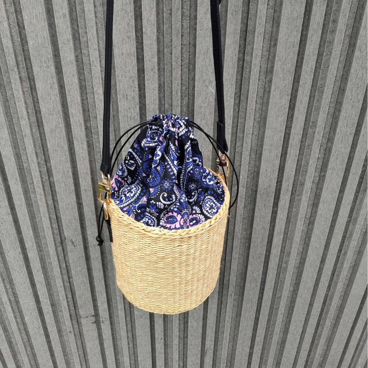 Bohemian Chic Woven Basket Bag | Kelmera