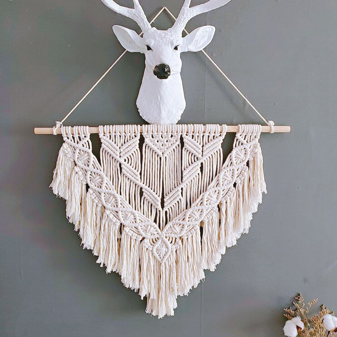 Bohemian Macrame Fringe Wall Hanging | Kelmera