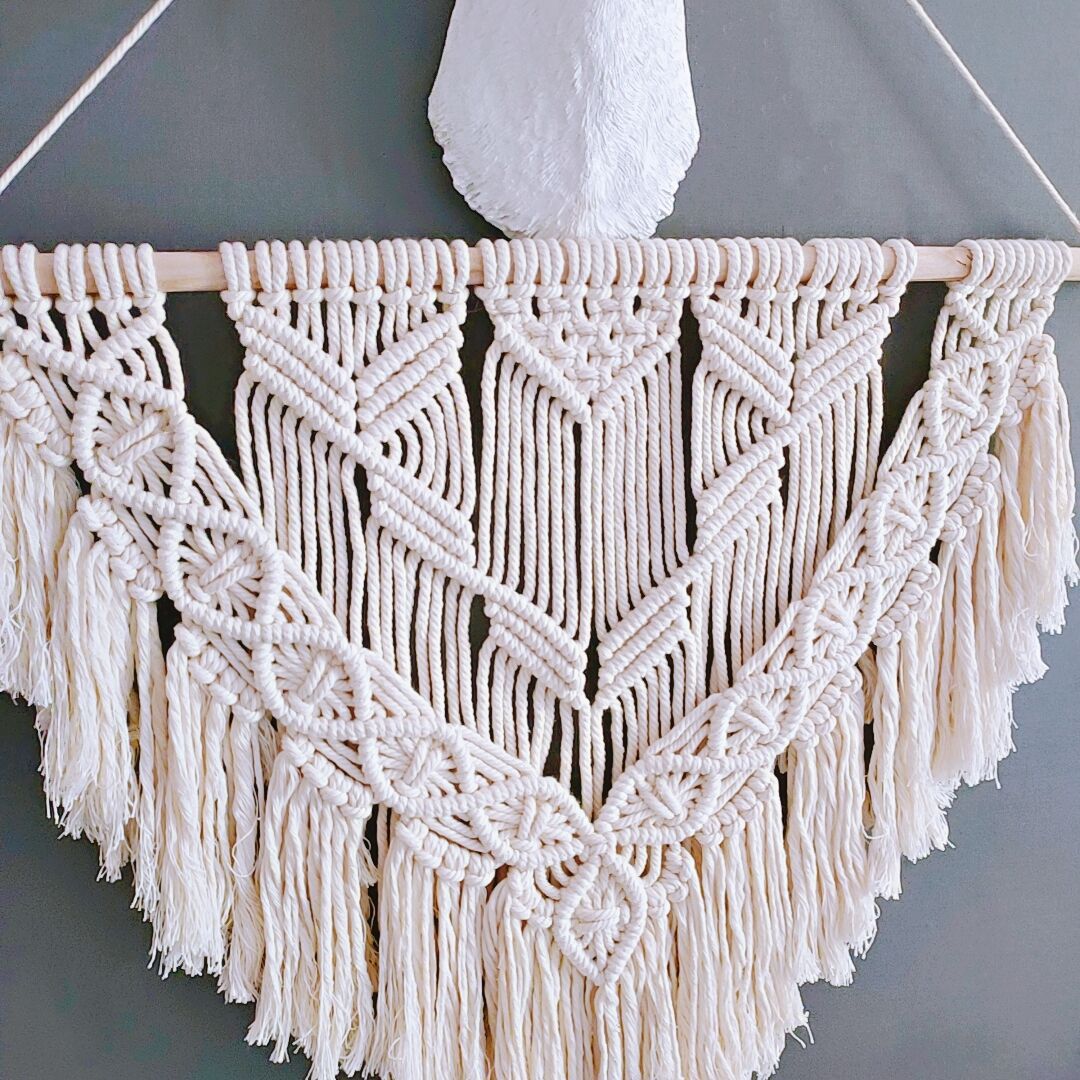 Bohemian Macrame Fringe Wall Hanging | Kelmera