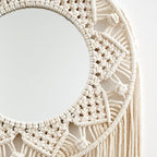 Bohemian Macrame Hanging Mirror | Kelmera