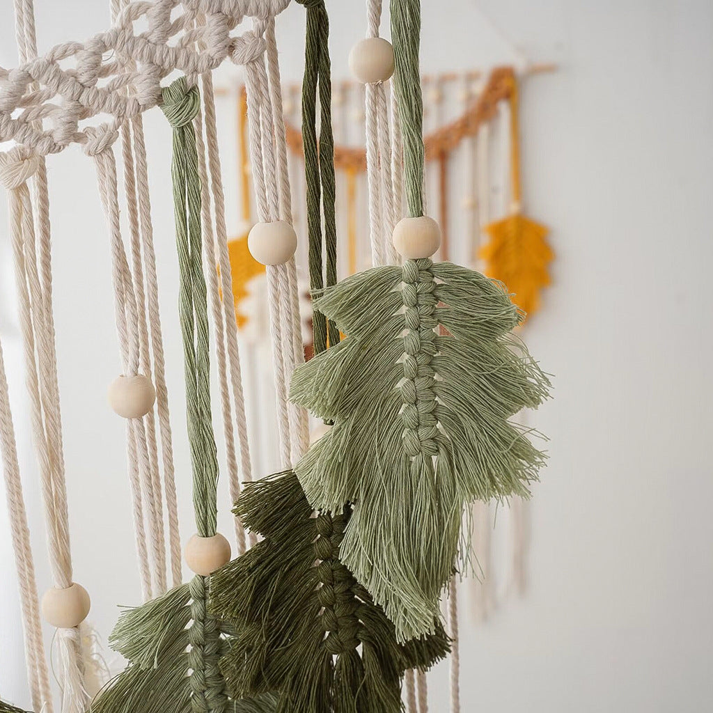 Bohemian Macrame Leaf Wall Hanging | Kelmera