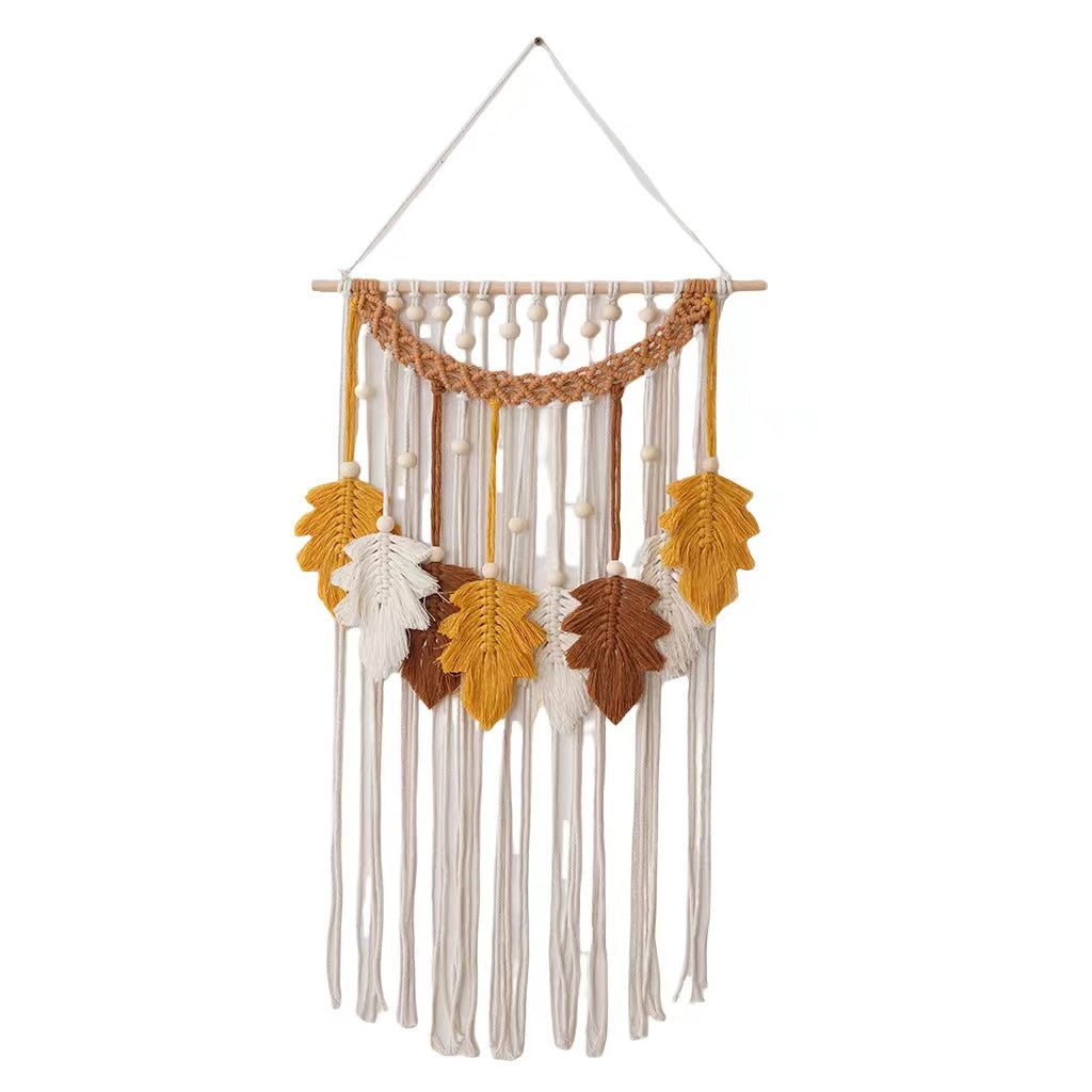 Bohemian Macrame Leaf Wall Hanging | Kelmera