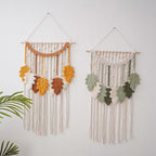 Bohemian Macrame Leaf Wall Hanging | Kelmera