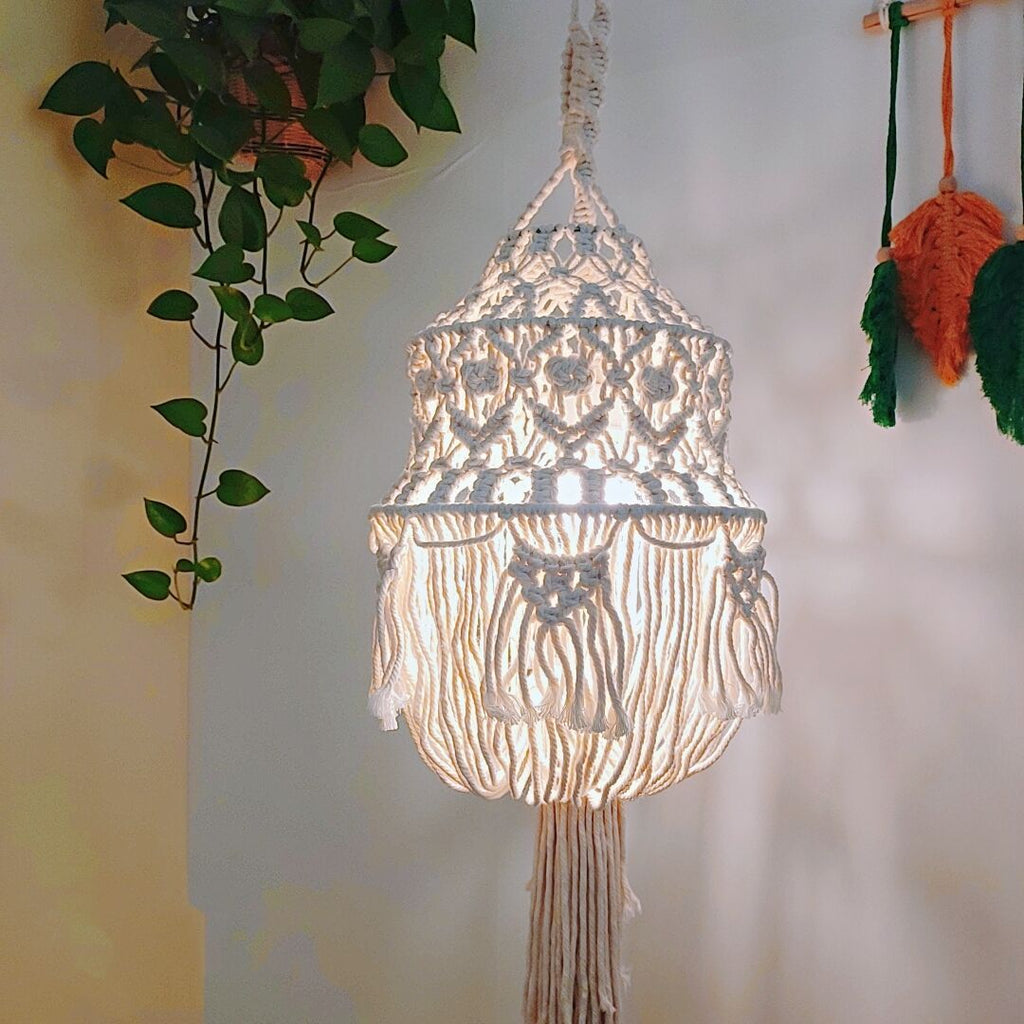 Bohemian Macrame Off White | Kelmera