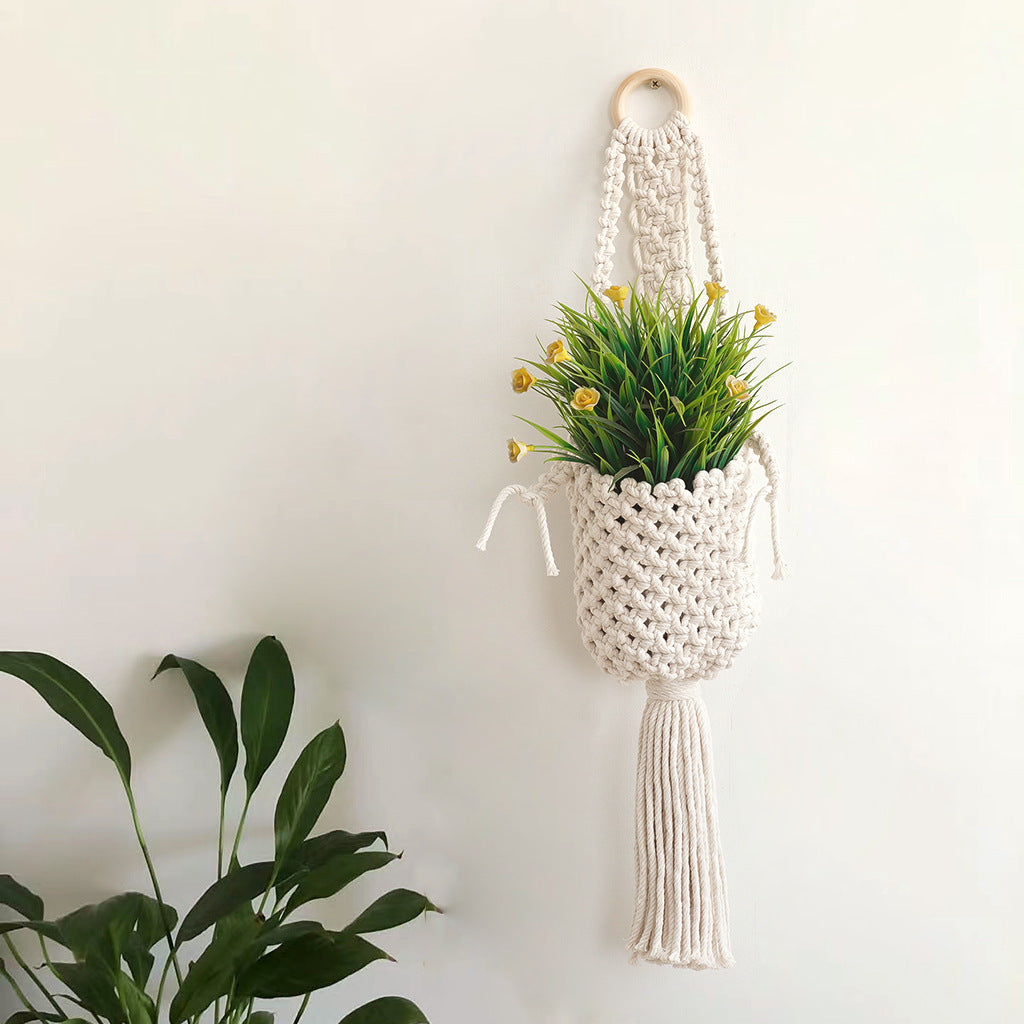 Bohemian Macrame Plant Holder | Kelmera