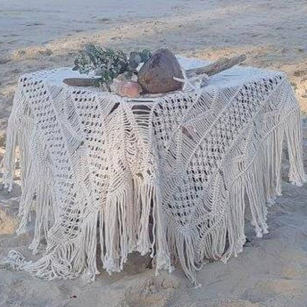 Bohemian Macrame Table Cover | Kelmera