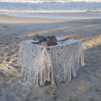 Bohemian Macrame Table Cover | Kelmera