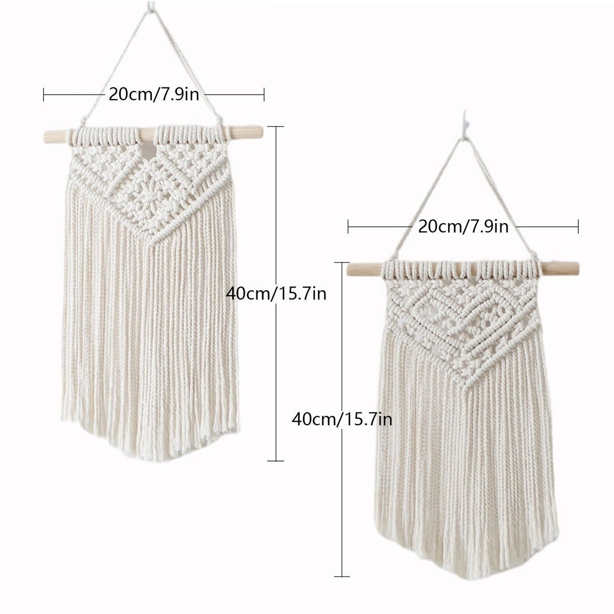 Bohemian Macrame Wall Hanging Art Decor | Kelmera