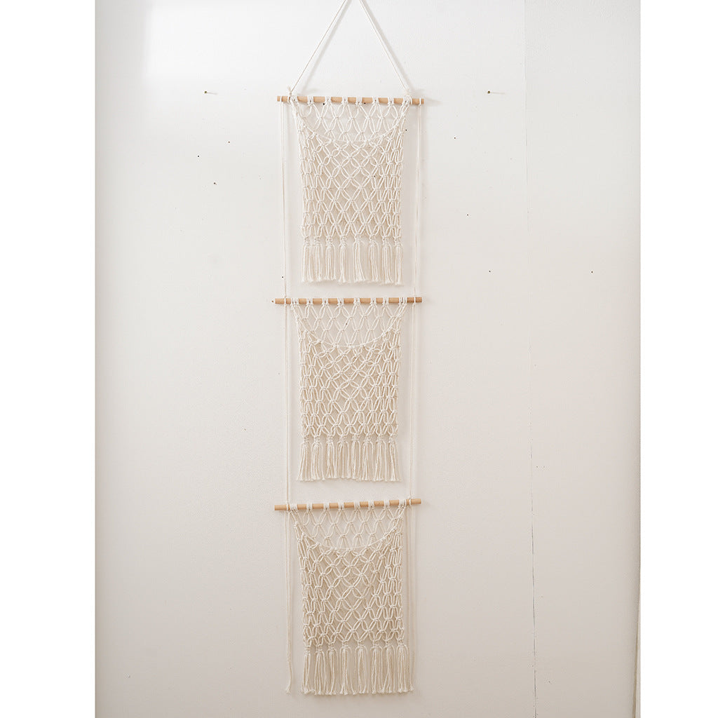 Bohemian Macrame Wall Hanging with Fringes | Kelmera