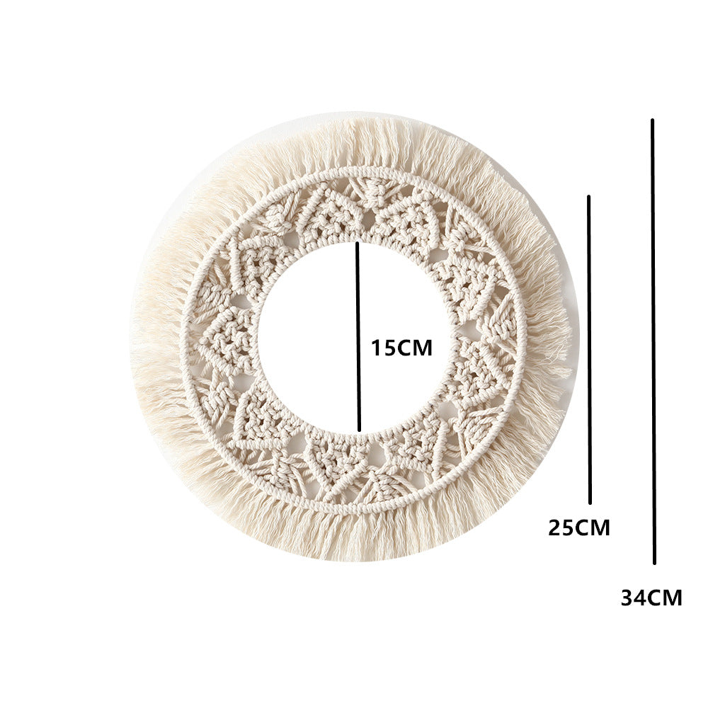 Bohemian Macrame Wall Mirror | Kelmera