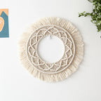 Bohemian Macrame Wall Mirror | Kelmera