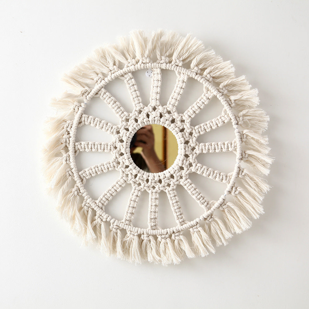 Bohemian Macrame Wall Mirror | Kelmera