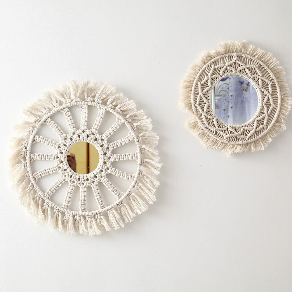 Bohemian Macrame Wall Mirror | Kelmera