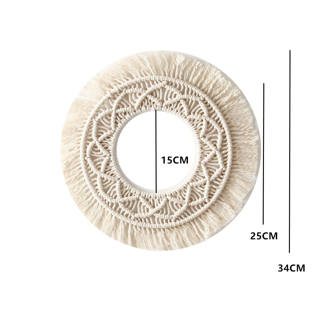 Bohemian Macrame Wall Mirror | Kelmera