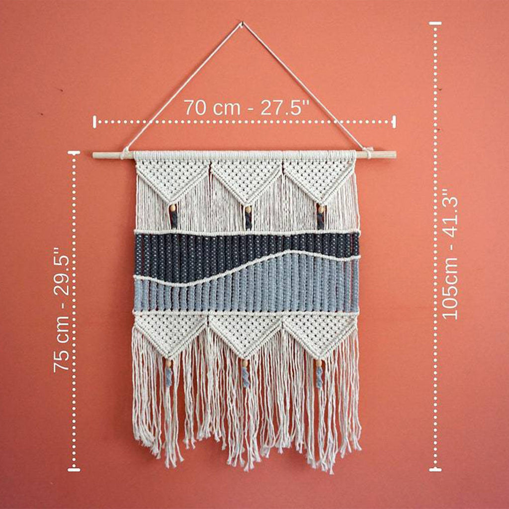 Bohemian Macrame Wall Tapestry | Kelmera
