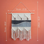 Bohemian Macrame Wall Tapestry | Kelmera