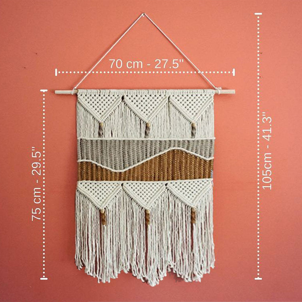 Bohemian Macrame Wall Tapestry | Kelmera