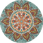 Bohemian Mandala Area Mat | Kelmera