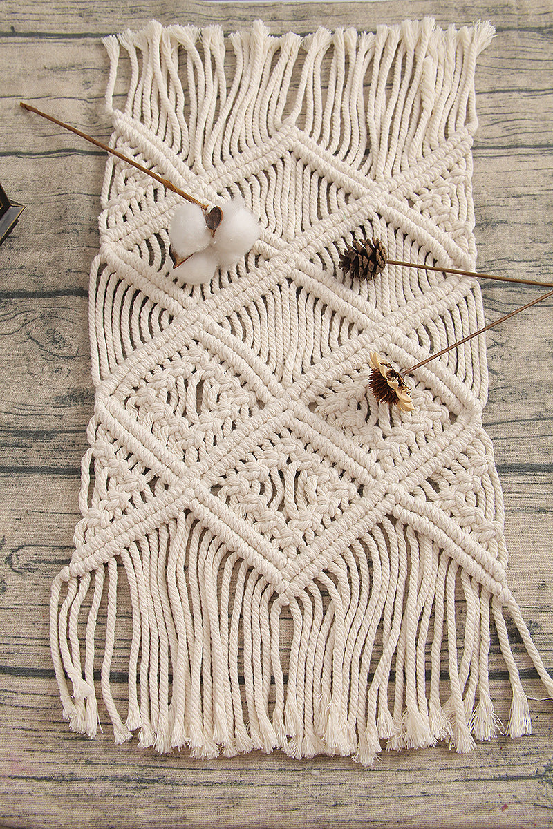 Bohemian Woven Macrame Table Runner | Kelmera