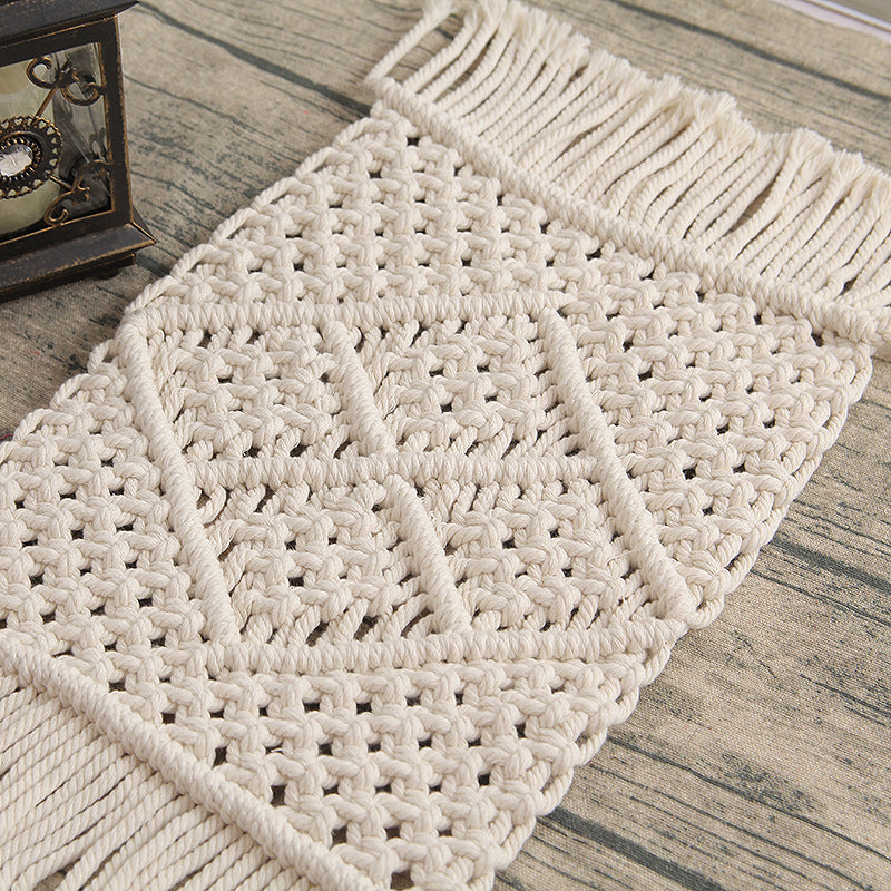 Bohemian Woven Macrame Table Runner | Kelmera