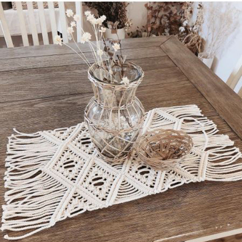 Bohemian Woven Macrame Table Runner | Kelmera